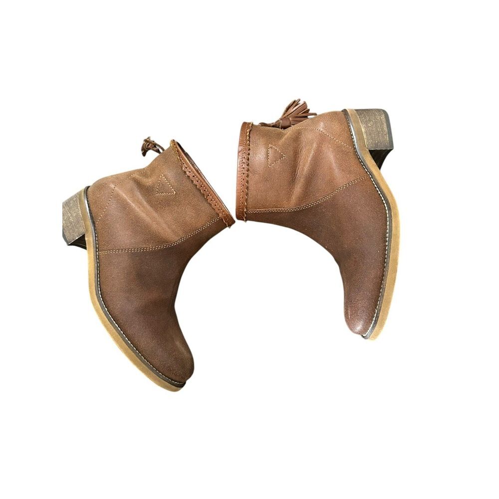 Weekend By Pedro‎ Miralles Tan Leather Ankle Boots Size 37